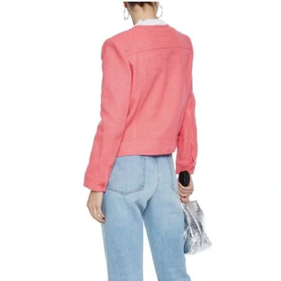 IRO Pink Felicity Tweed Jacket - Picture 4 of 16